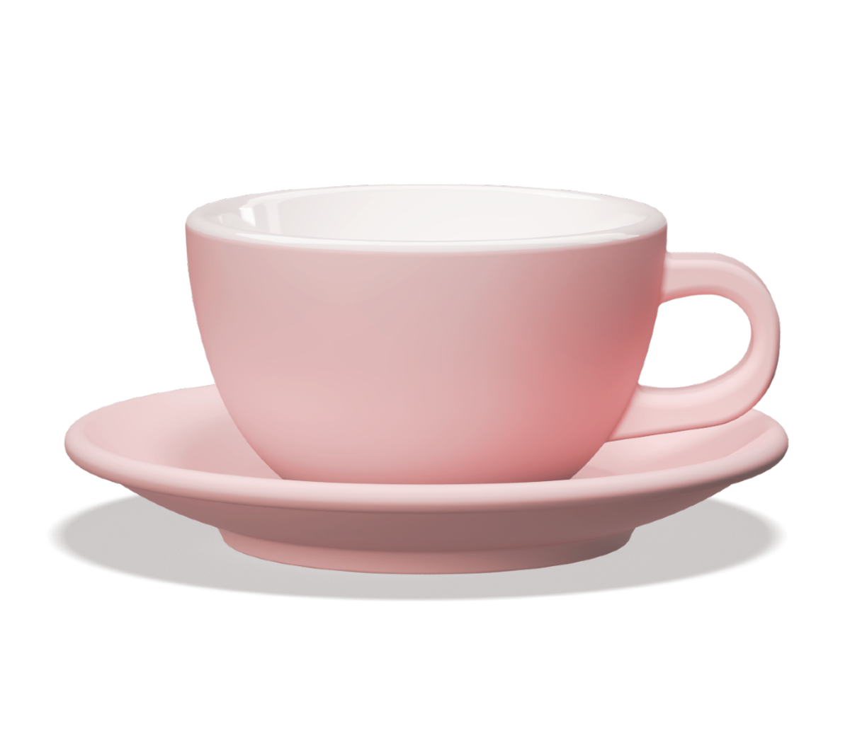 "TULIPANO" 300ml Latte Cups (L) - pink matte